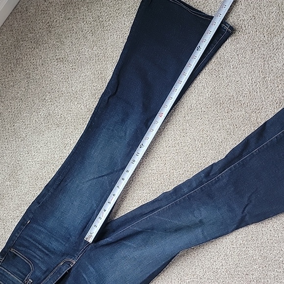 American Eagle women's denim high rise flare jeans size 2 - Picture 2 of 7